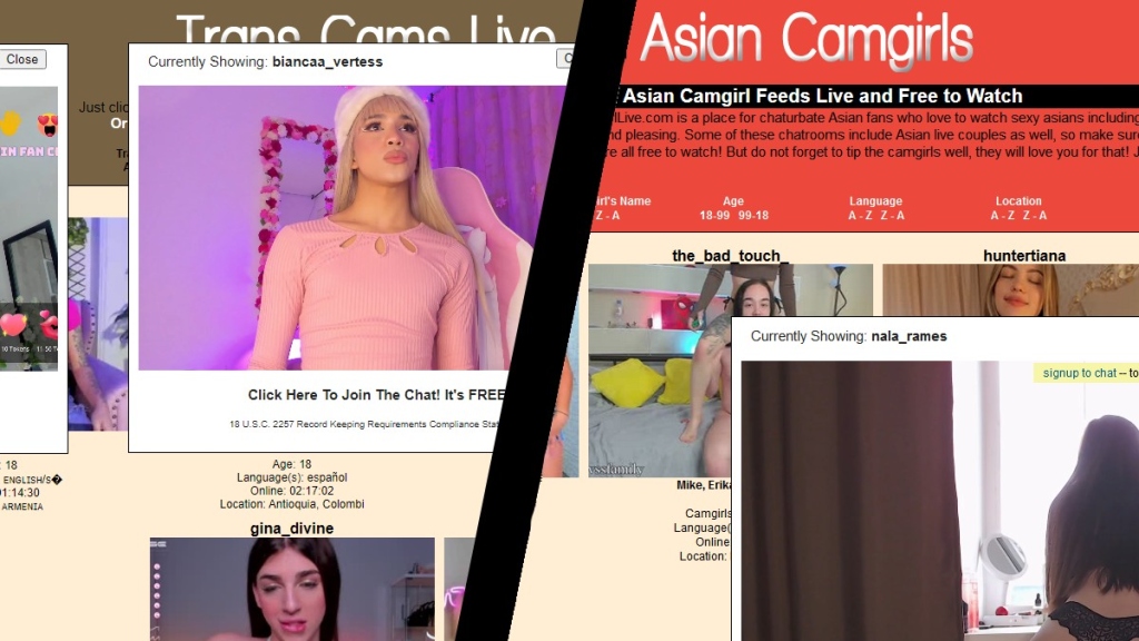 In search for the best live cam portals… In search for the best live cam portals...